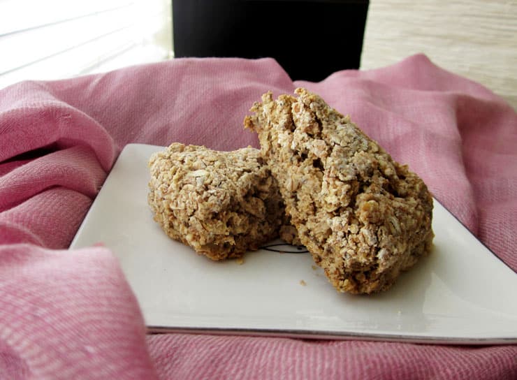 Oatmeal cookie scones
