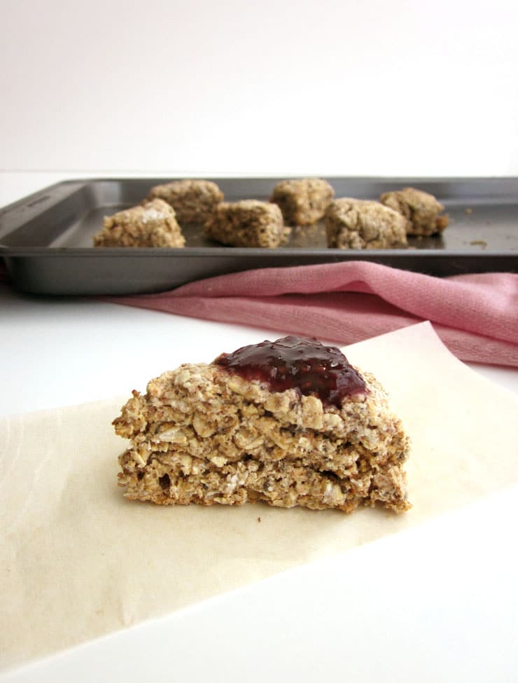Oatmeal cookie scones
