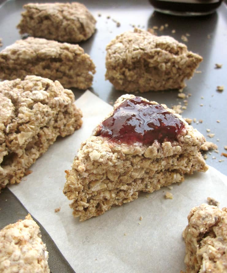 Oatmeal cookie scones