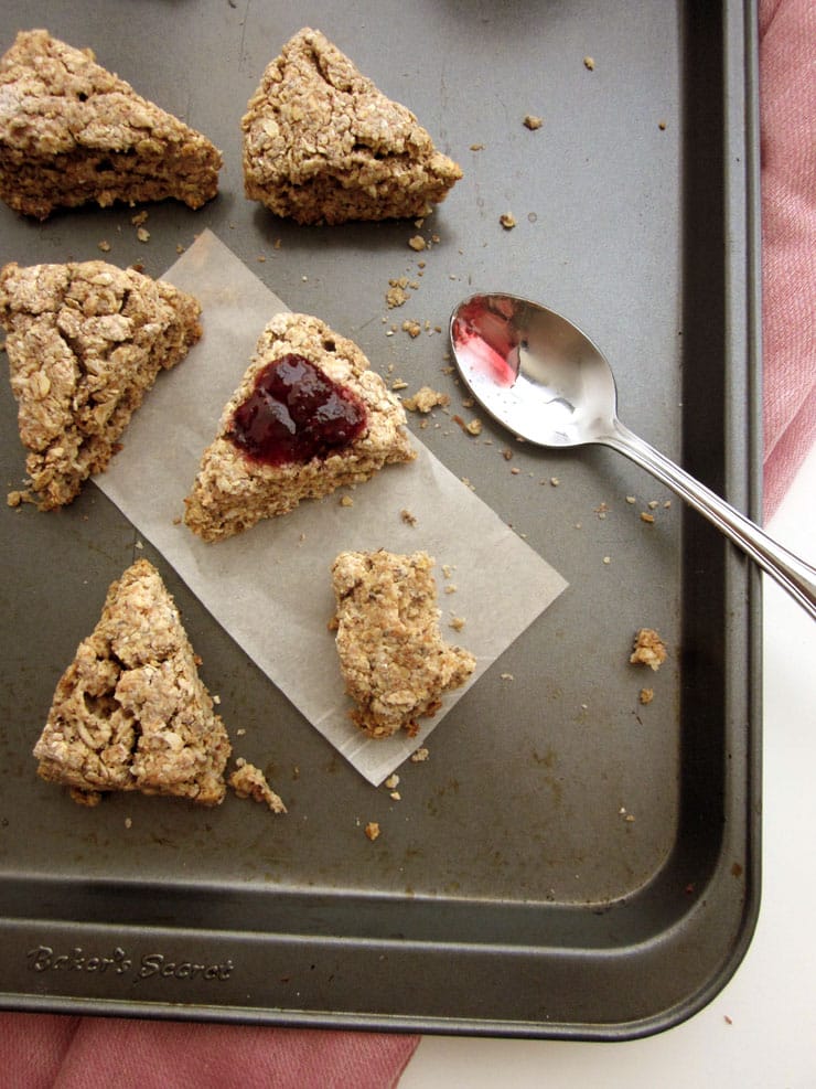 Oatmeal cookie scones