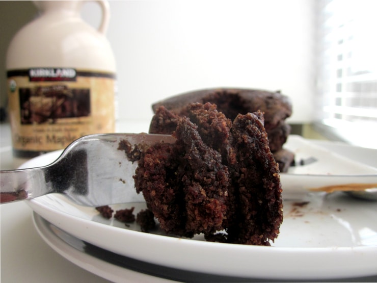 Chocolate cake pancakes