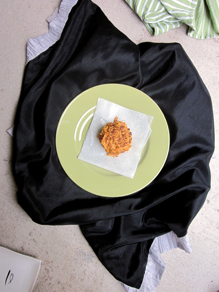 2-ingredient Sweet Potato Fritters