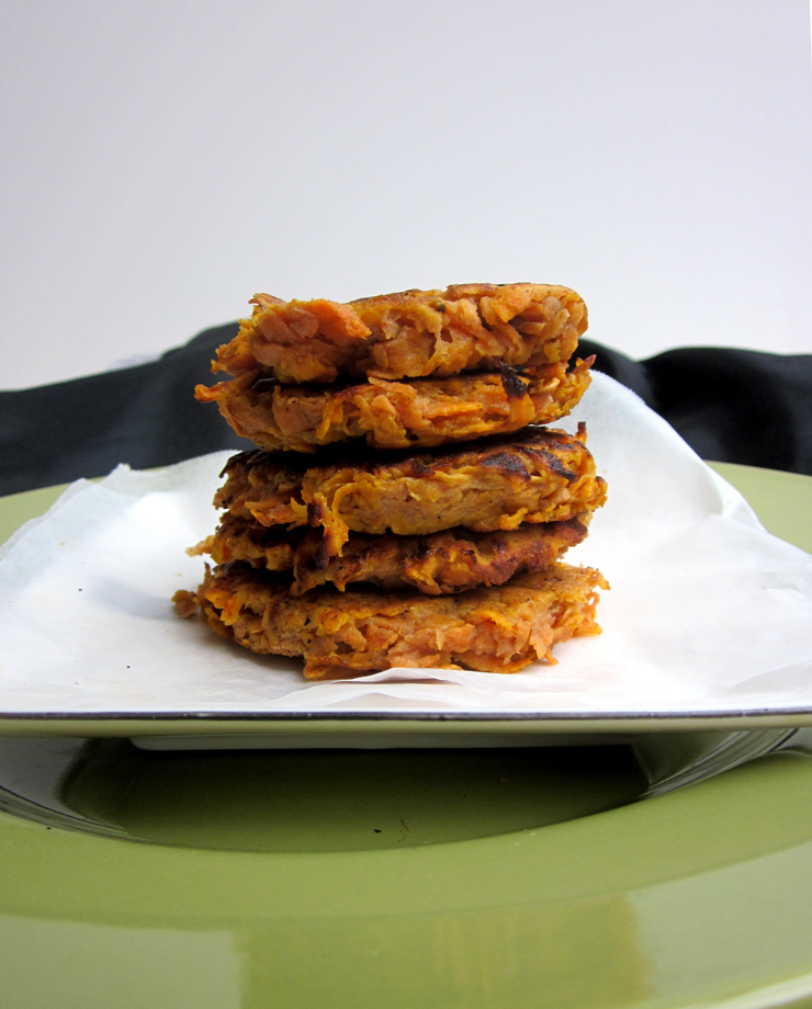 2-ingredient Sweet Potato Fritters: Profile of Stack