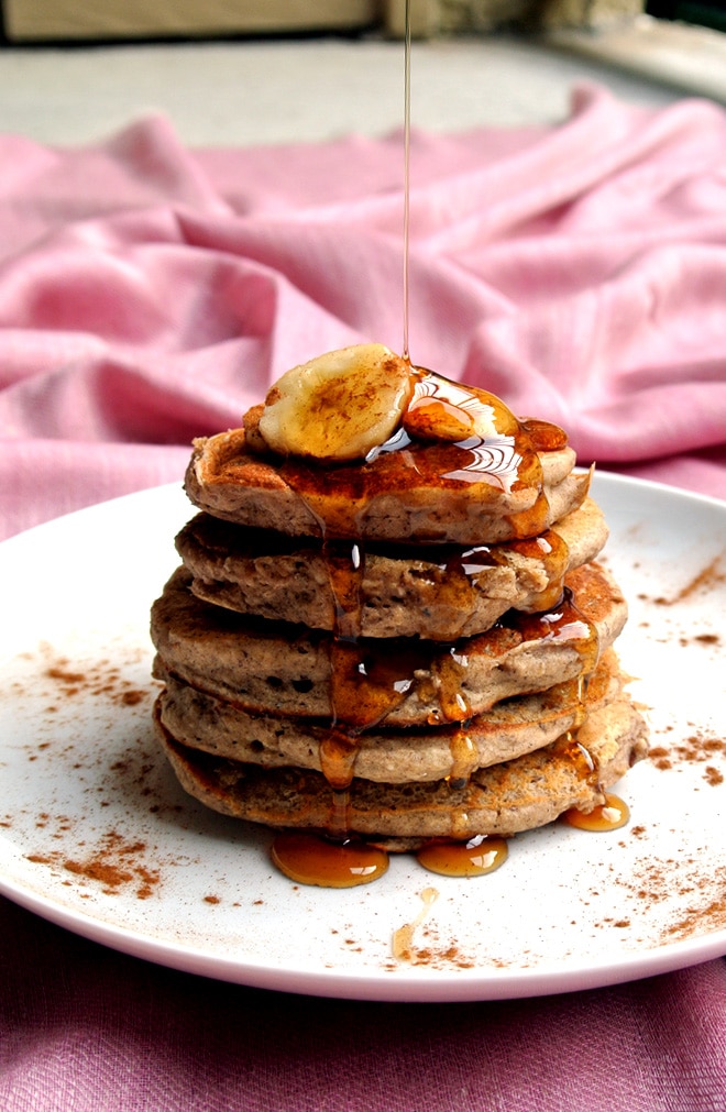 Easy Fluffy Buckwheat Pancakes