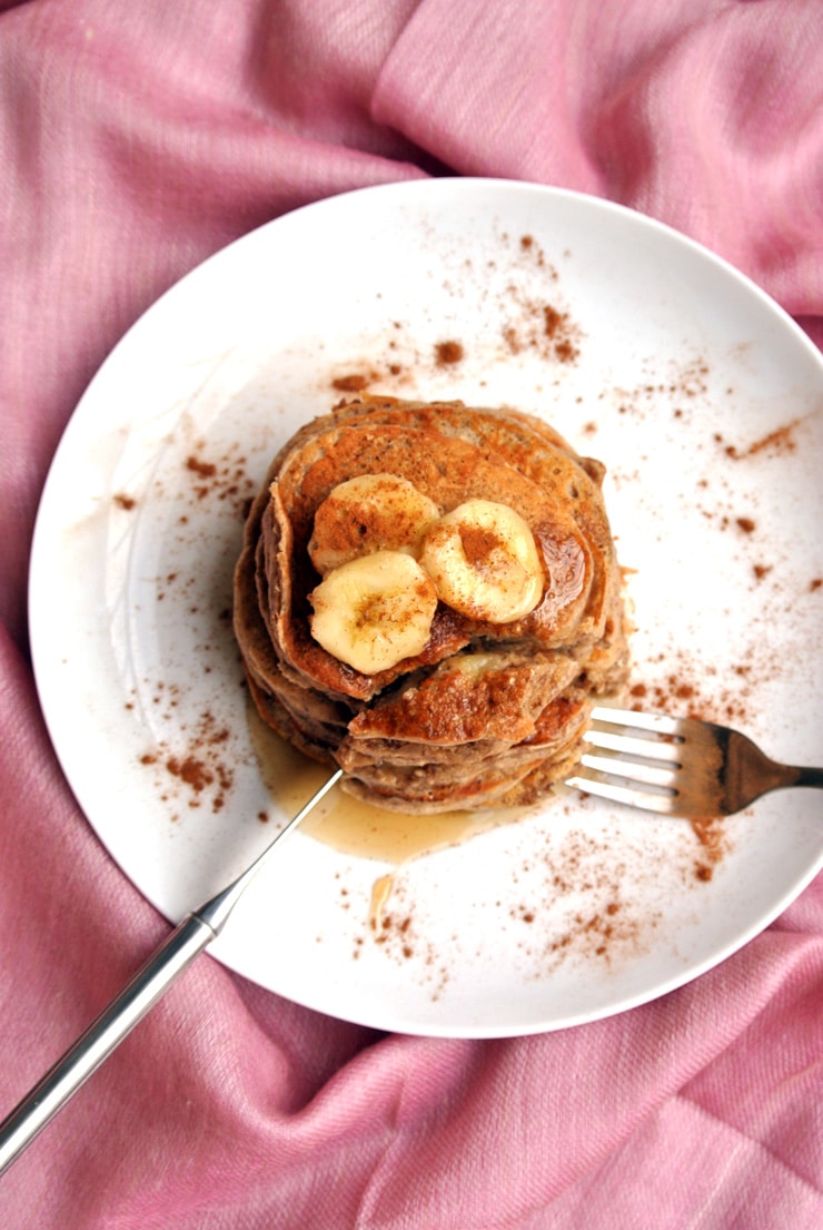 Buckwheat Banana Pancakes