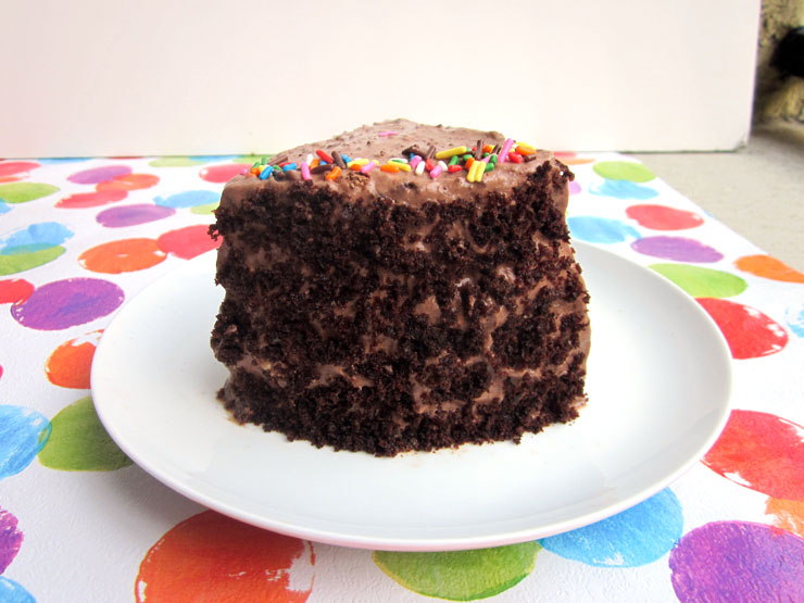 How to make a single slice of layer cake