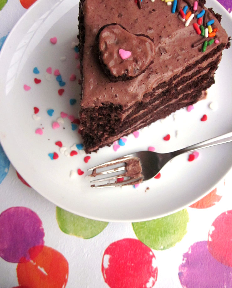 You can bet your bottom dollar I licked all that frosting off the fork. CLEAN.