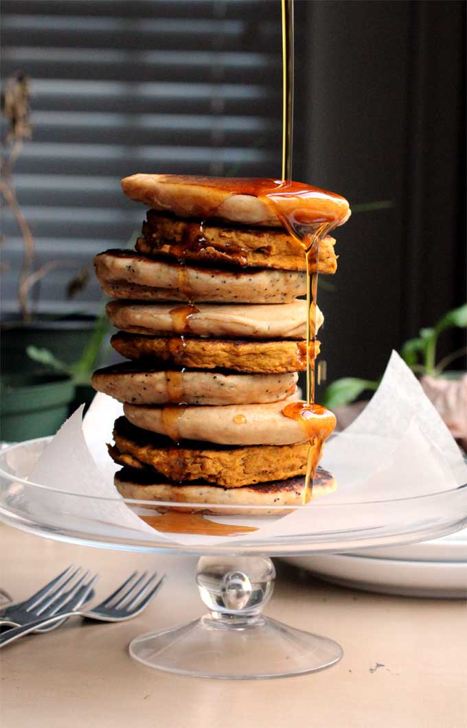 Vegan Pancakes, two ways // The Pancake Princess