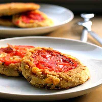 corn tomato pancakes