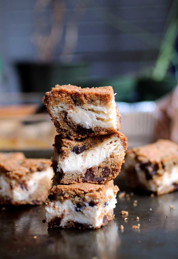 Cheesecake Cookie Bars // The Pancake Princess