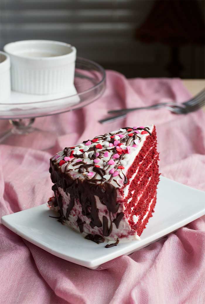 A Single Slice: Red Velvet Layer Cake // The Pancake Princess