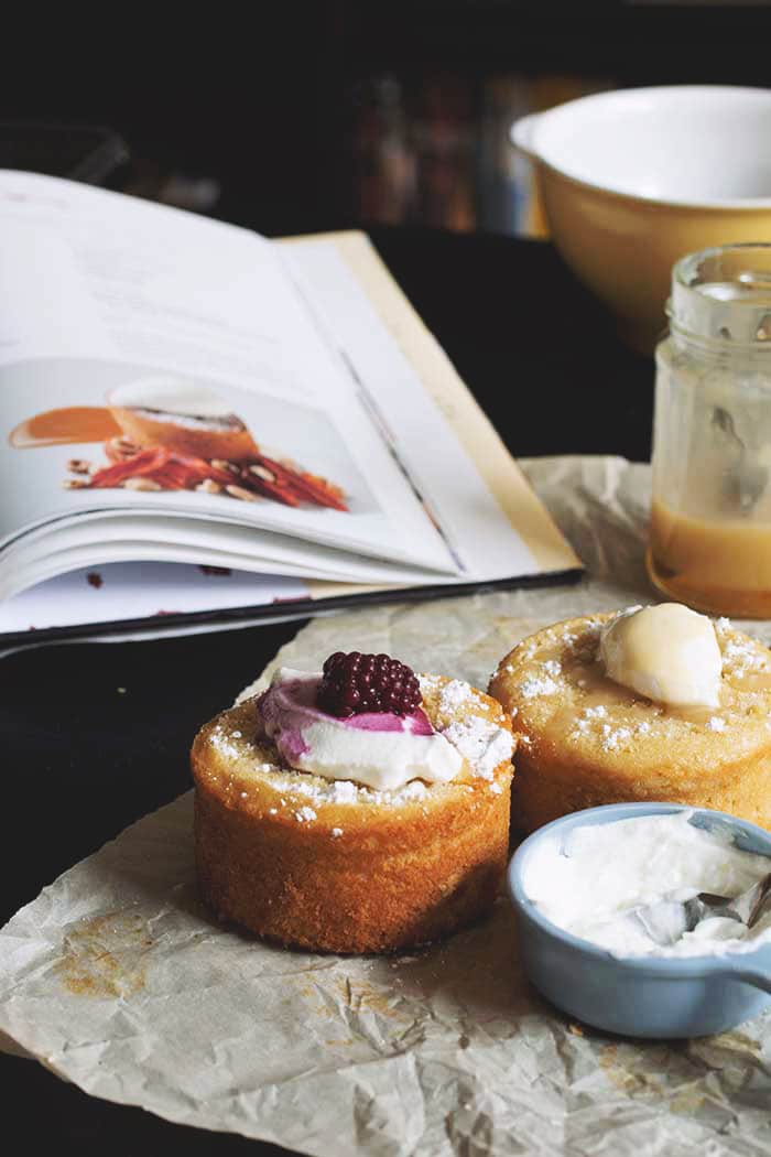 Buttermilk Cakes with Honey Caramel // The Pancake Princess