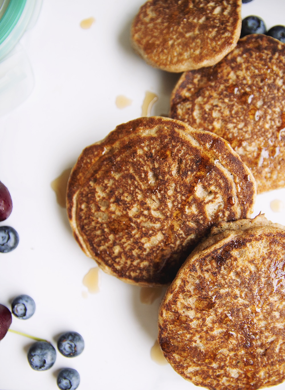 Whole Wheat Aquafaba Pancakes // The Pancake Princess