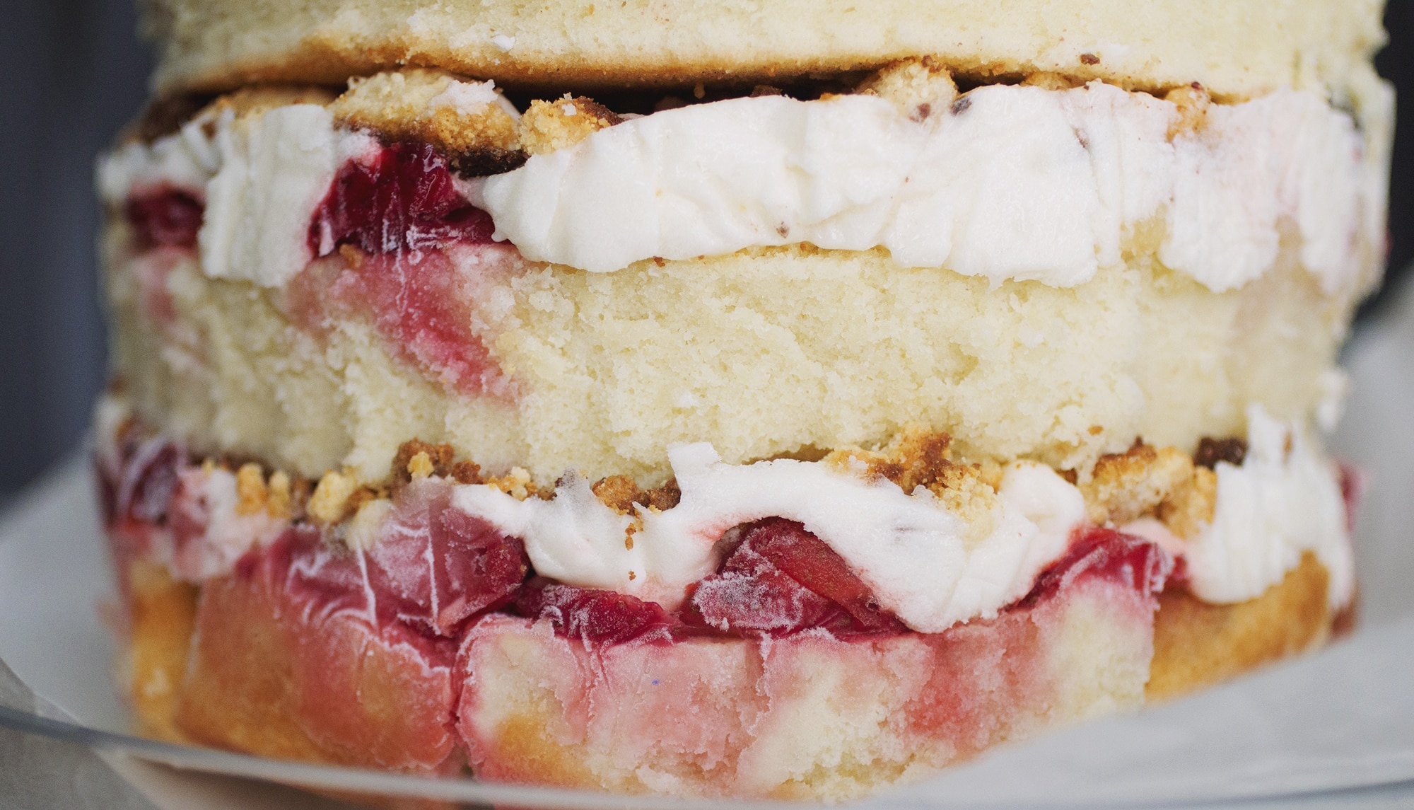 Strawberry Momofuku Cake // The Pancake Princess