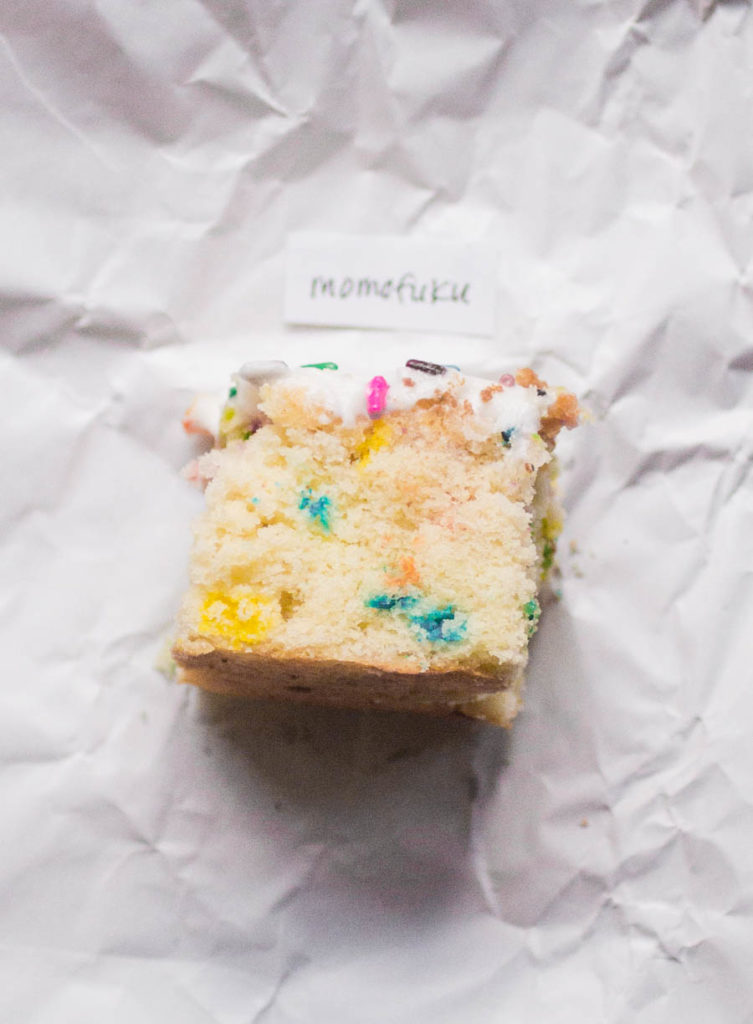 Momofuku sprinkle cake