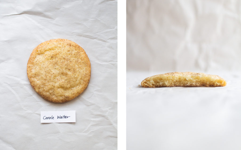 carole walter snickerdoodle cookie
