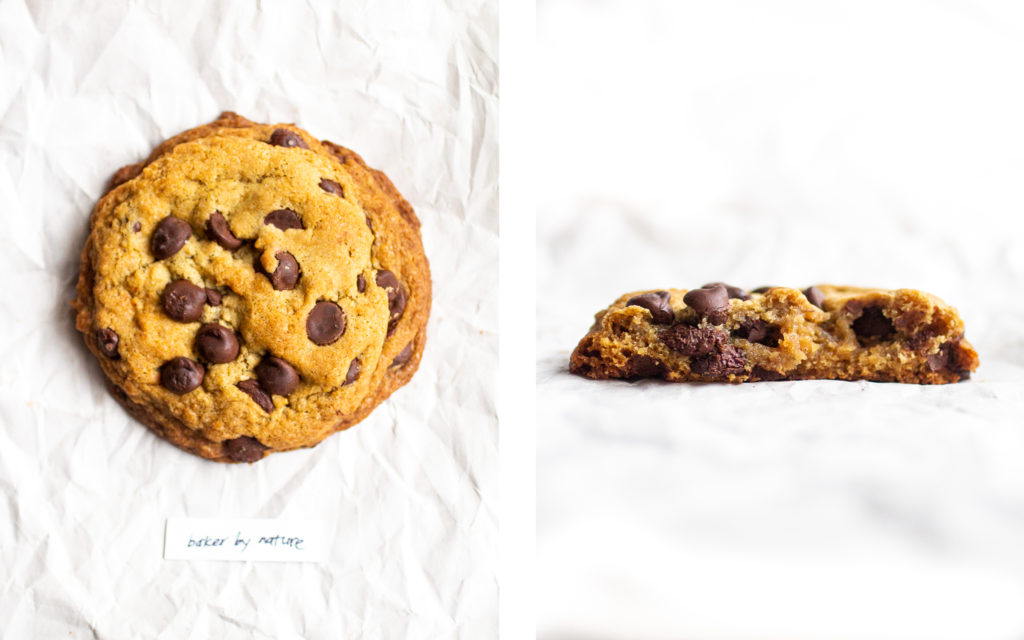 baker by nature vegan chocolate chip cookie
