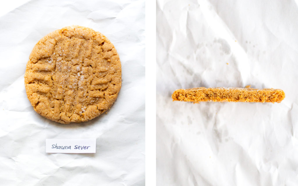 shauna sever peanut butter cookie