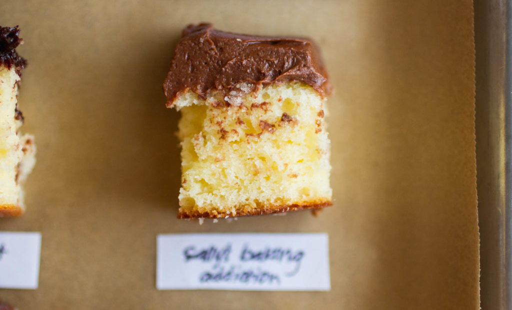 Yellow Sheet Cake with Chocolate Frosting - Sally's Baking Addiction