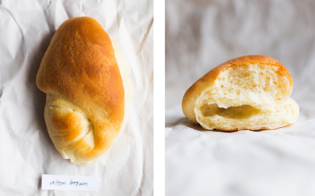 alton brown parker house roll