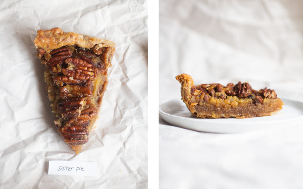 sister pie pecan pie