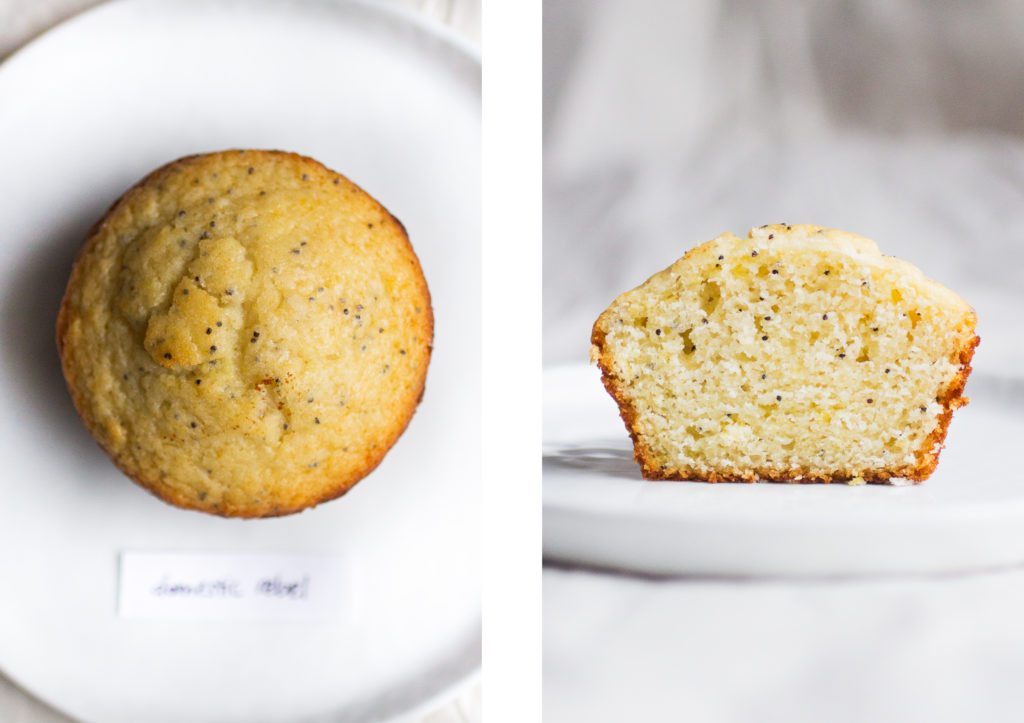 domestic rebel lemon poppy seed muffin