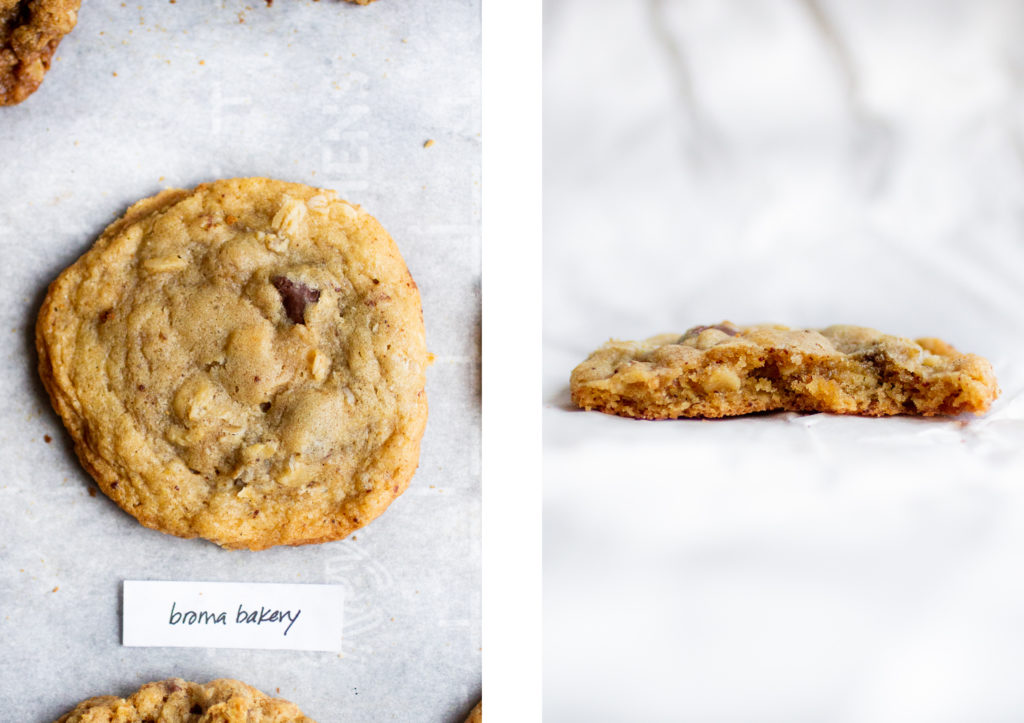 The Best Oatmeal Chocolate Chip Cookie Bake Off - Broma Bakery