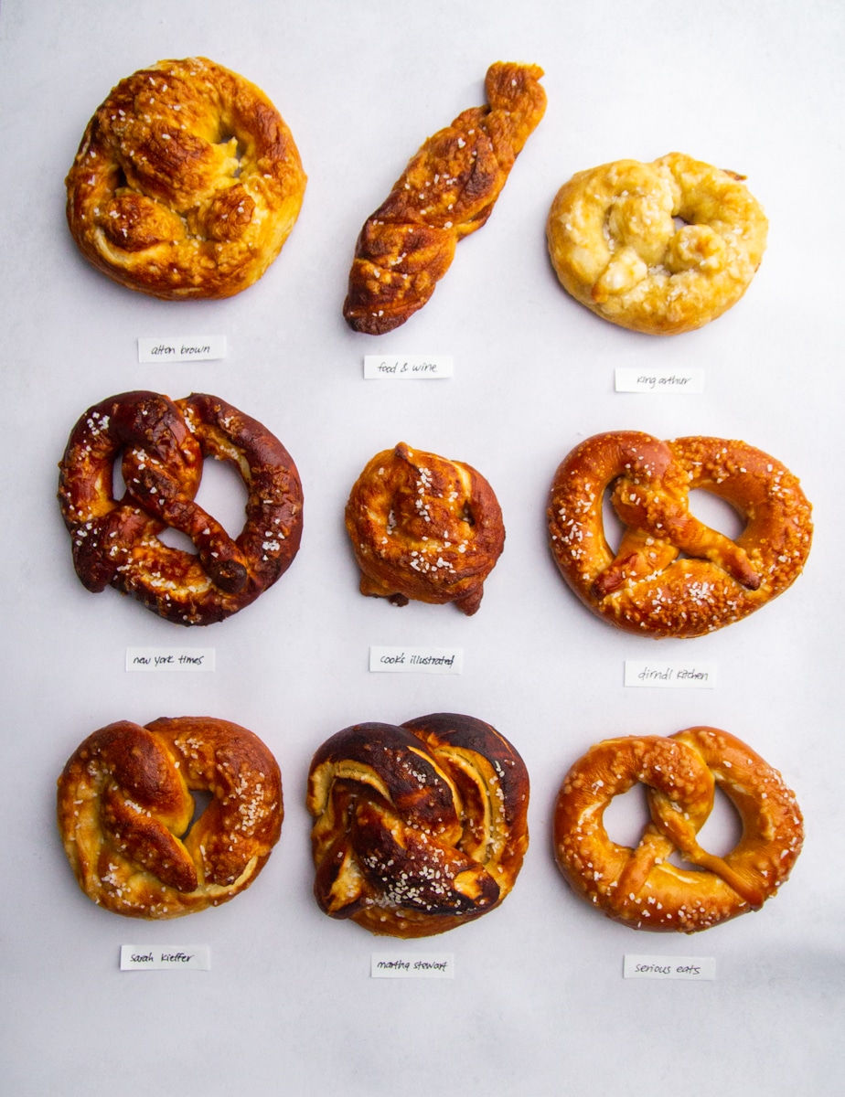 Pretzel White Background