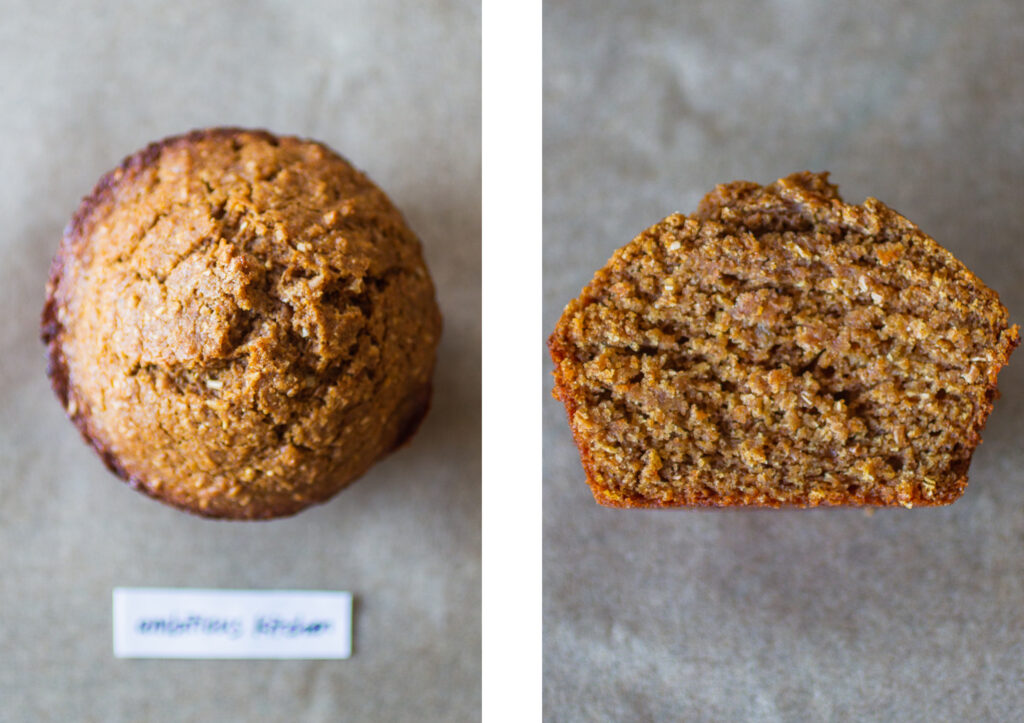 Ambitious Kitchen bran muffin.