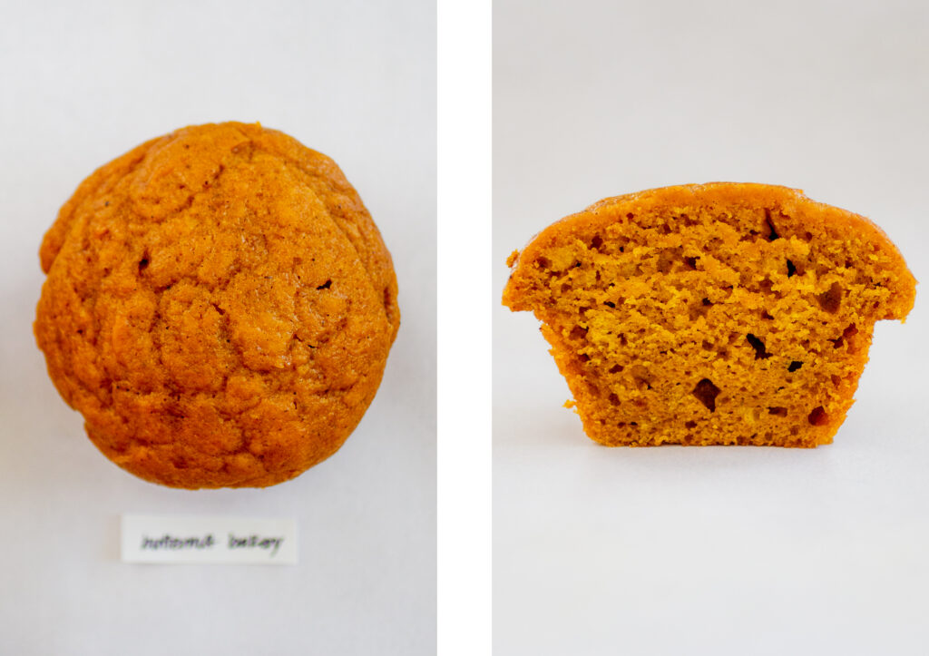 Butternut Bakery pumpkin muffin.