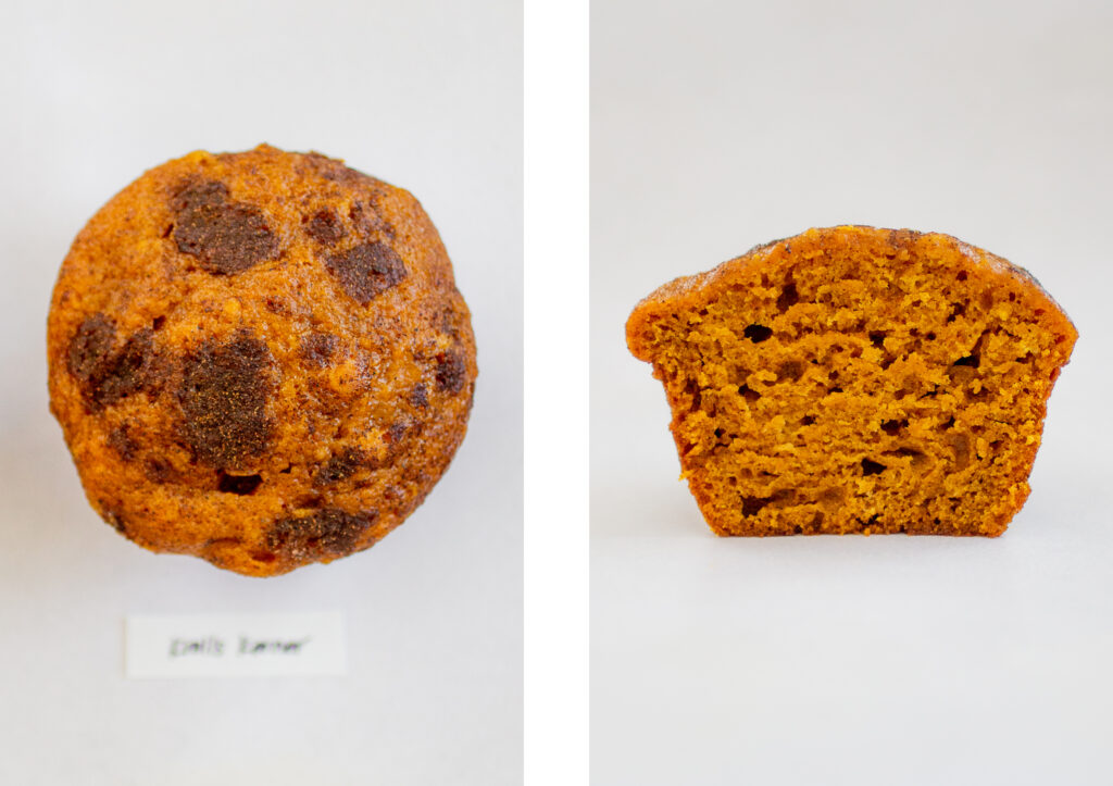 Krolls Korner pumpkin muffin.
