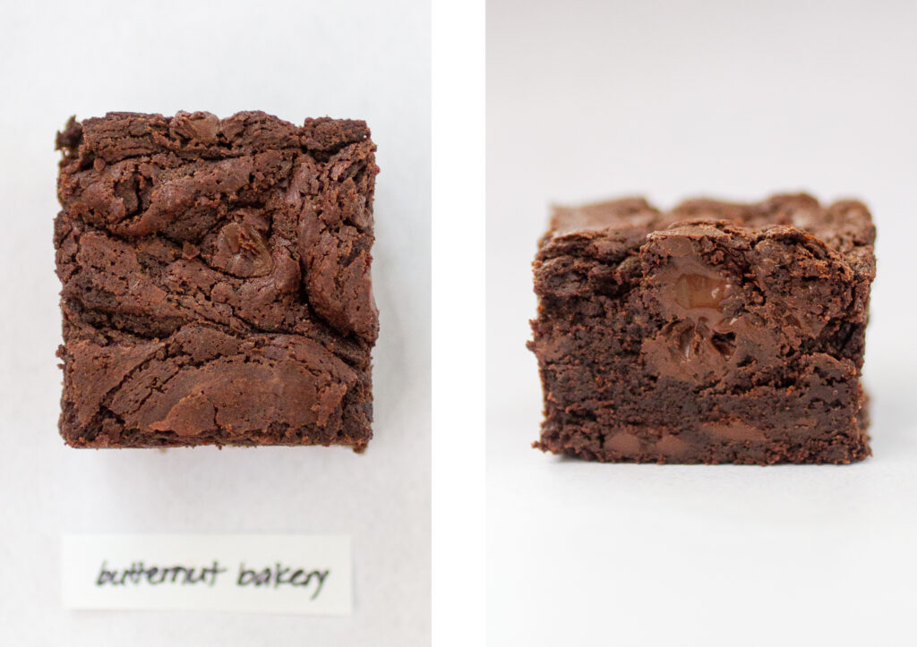 Butternut Bakery brownies.