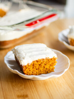 Pumpkin Spice Mini Sheet Cake (Trader Joe’s copycat)