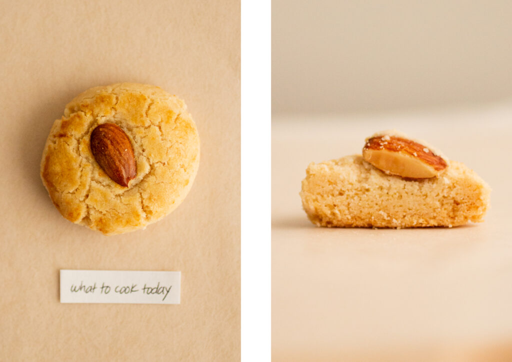 What to Cook Today Chinese almond cookie.