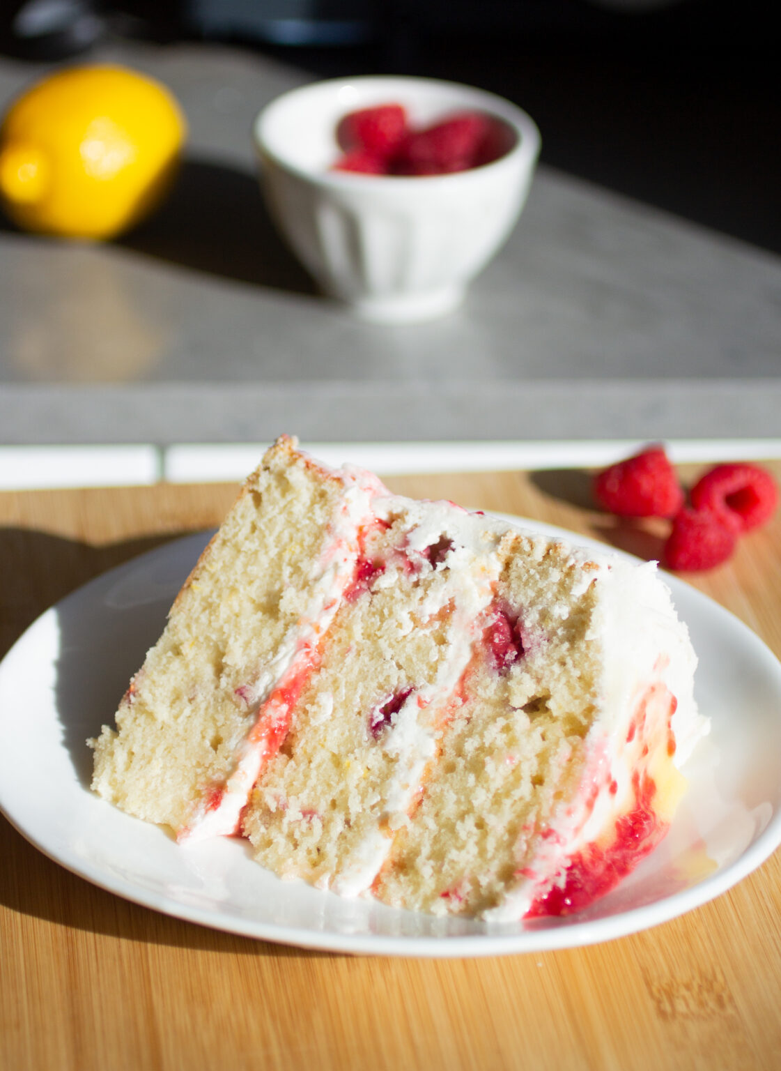 Lemon Raspberry Cake - The Pancake Princess