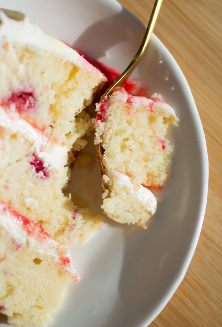 Lemon Raspberry Cake - The Pancake Princess