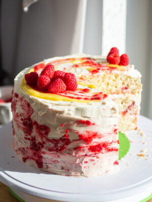 Lemon Raspberry Cake