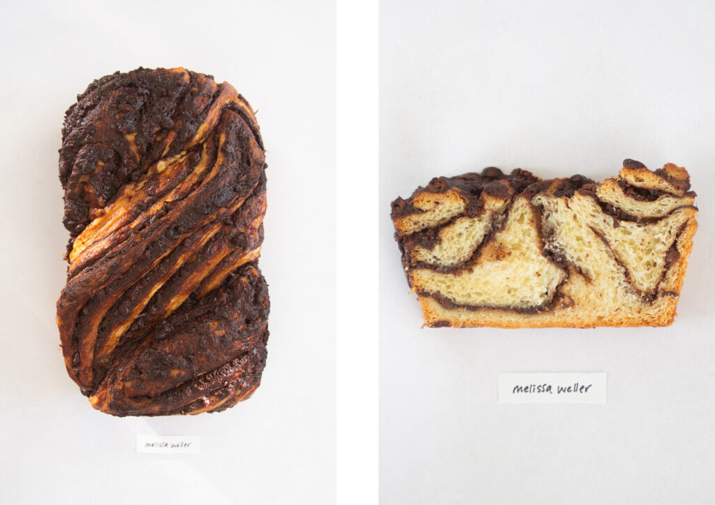 Melissa Weller chocolate babka.