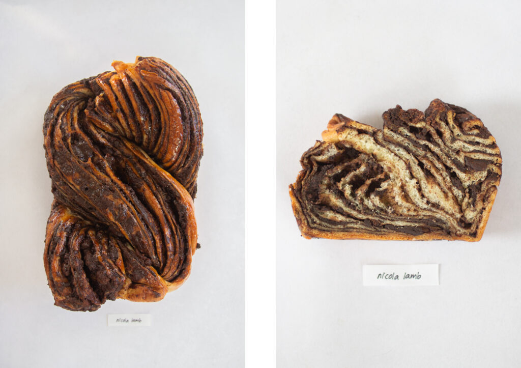 Nicola Lamb chocolate babka.