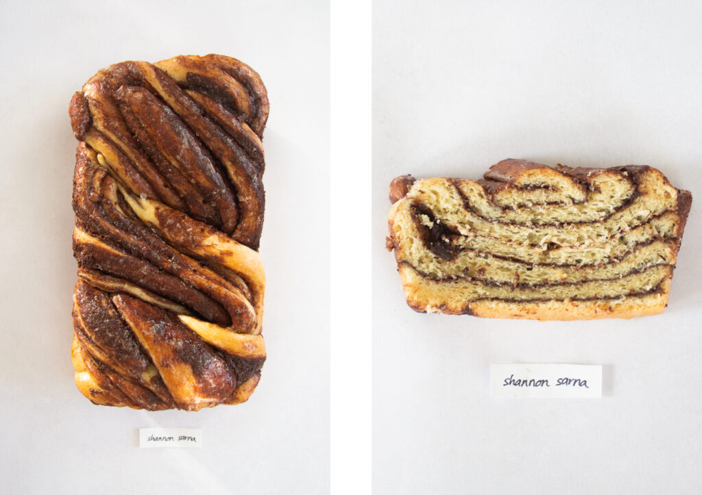 Shannon Sarna chocolate babka.