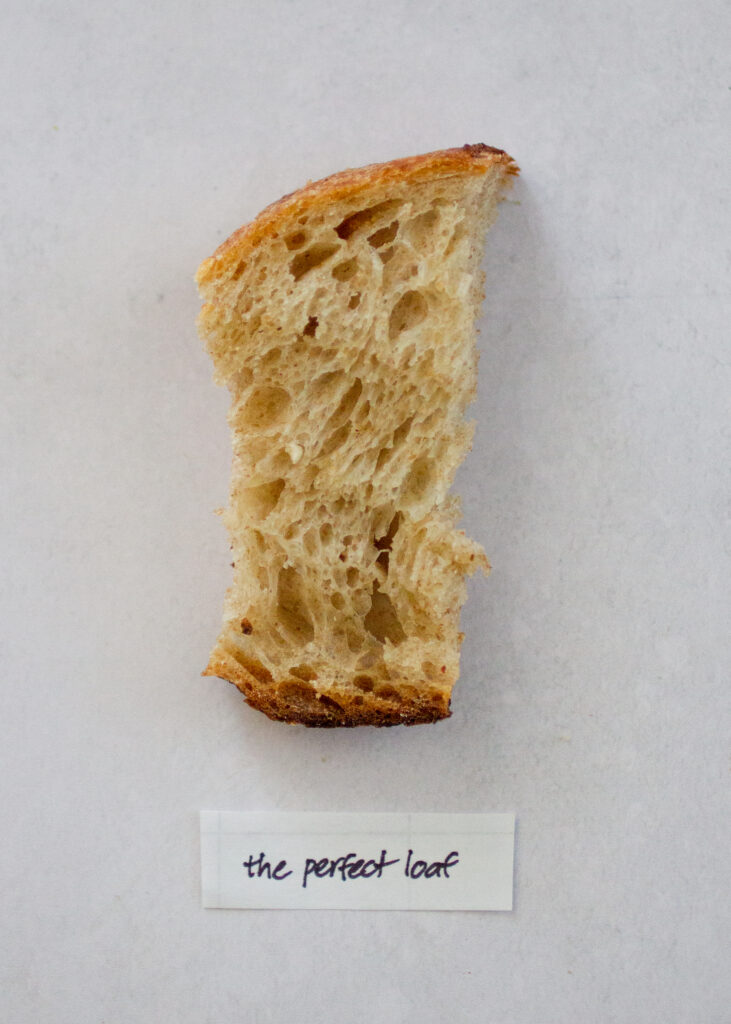 The Perfect Loaf sourdough bread.