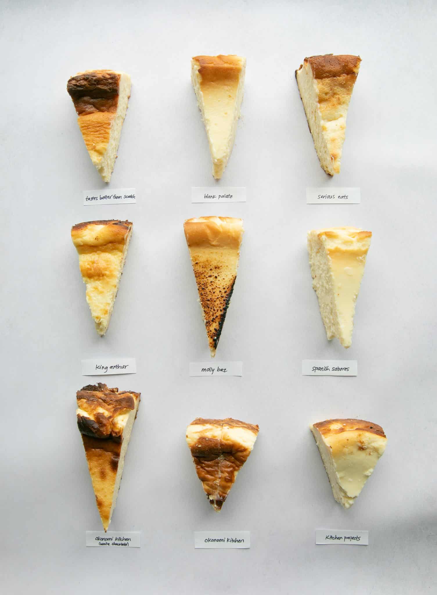 Best Basque Cheesecake Bake Off